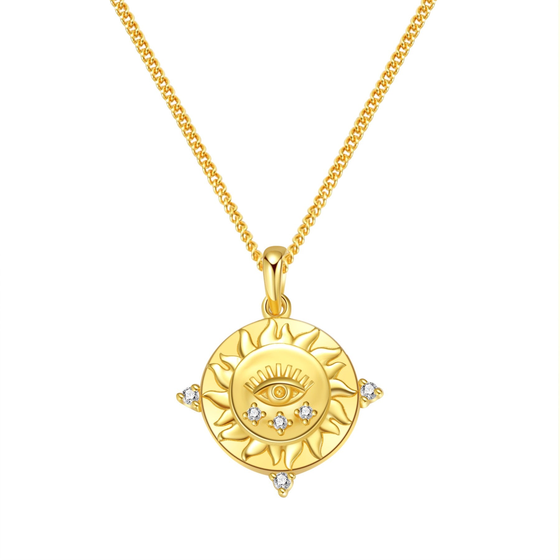 Collier Pendentif "Protection" Sterling Argent